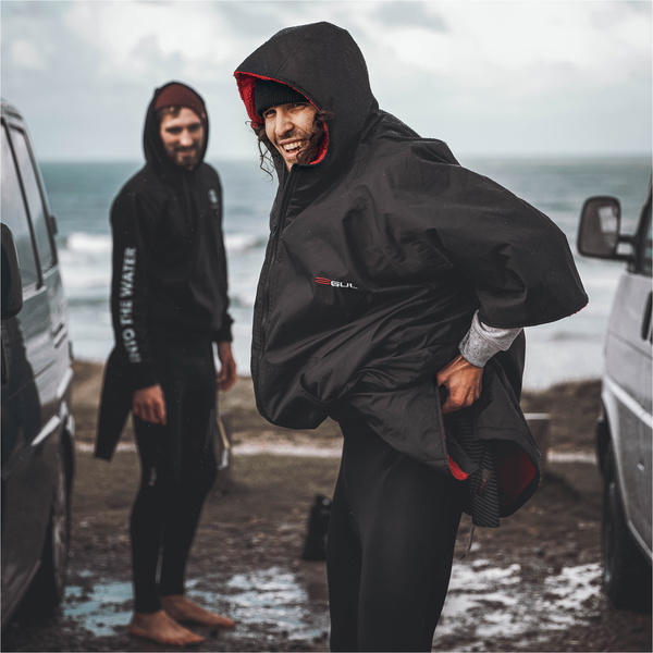 2025 Gul Evorobe Changing Robe & Gul 5l Heavy Duty Dry Bag Bundle Ac0128nav1 - Schwarz / Rot